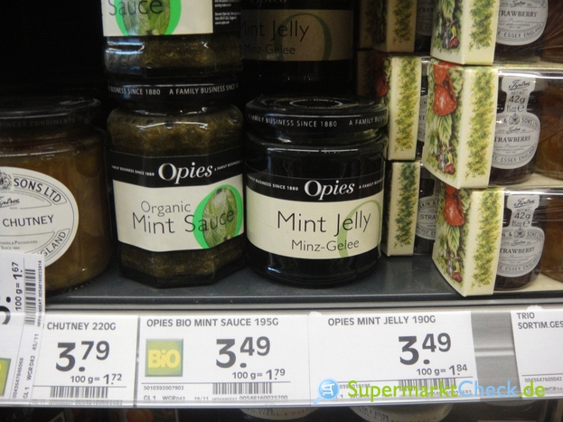 Foto von Opies Organic Mint Sauce