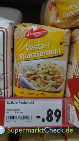 Foto von Küchenmeister Unser Bestes Pasta- / Spätzlemehl 