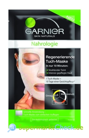Foto von Garnier Nahrologie Regenerierende Tuch-Maske