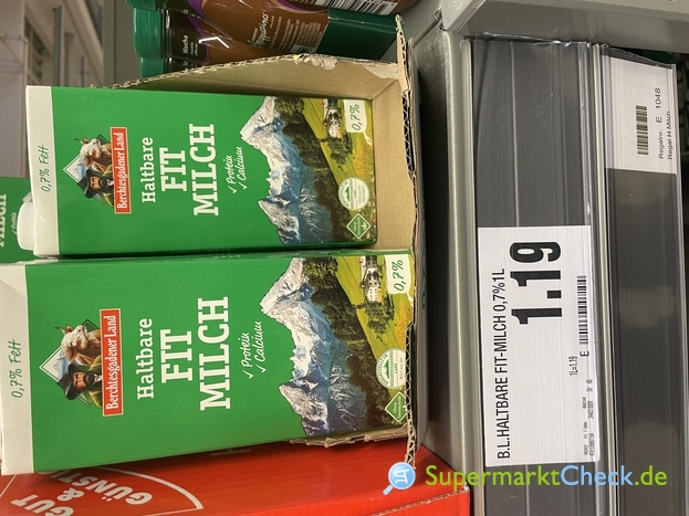 Foto von Berchtesgadener Land Frische Fit Milch 0,7% Fett
