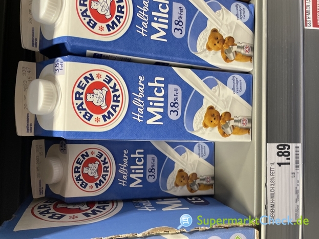 Foto von Bärenmarke Haltbare Milch 3,8% Fett