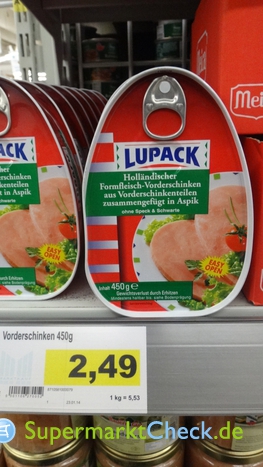 Foto von Lupack Holländischer Formfleisch Vorderschinken