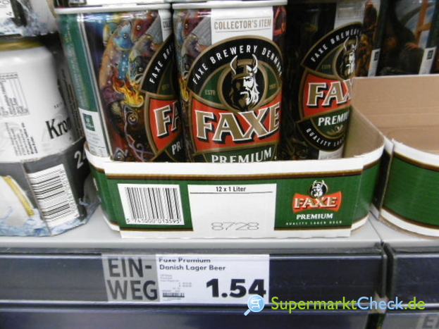 Foto von Faxe Premium Lager Bier