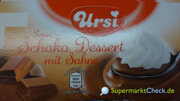 Foto von Ursi Dessert Schoko Dessert mit Sahne