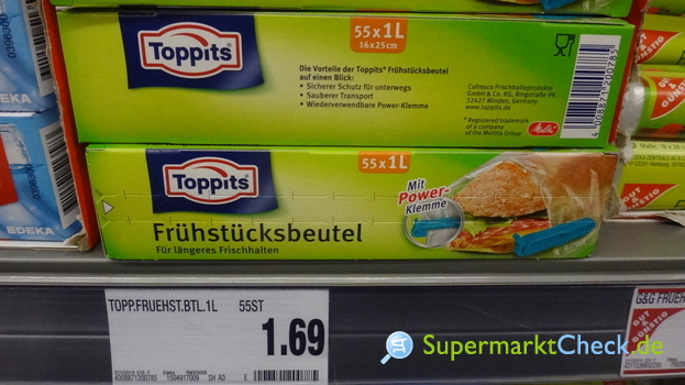 Foto von Toppits Frühstücks-Beutel 