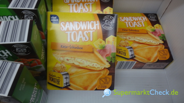 Käse Bewertungen Preis, Chef Schinken: Toast & Angebote Select Sandwich
