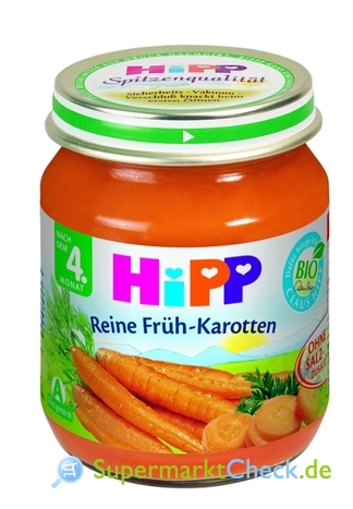 Foto von Hipp Reine Früh-Karotten