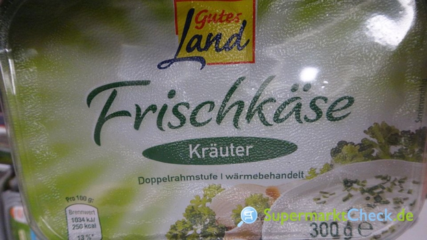 Gutes Land / Netto Frischkäse Kräuter: Preis, Angebote, Kalorien ...
