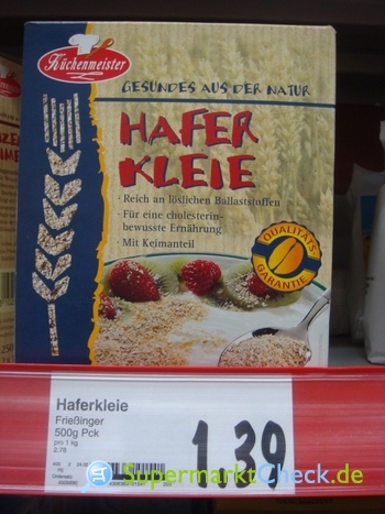 Foto von Küchenmeister Haferkleie