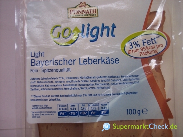 Foto von Ponnath Go light Bayerischer Leberkäse