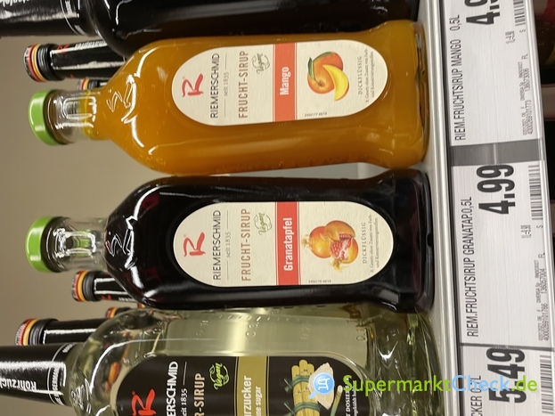 Riemerschmid Fruchtsirup Granatapfel: Preis, Angebote &amp; Bewertungen