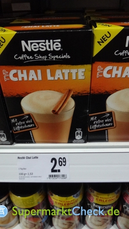 Foto von Nestle Coffee Shop Specials Typ Chai Latte