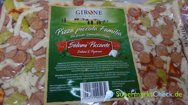 Foto von Girone Pizza piccola Familia