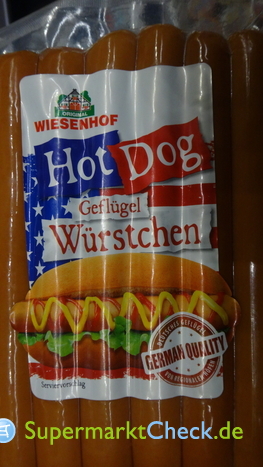 Foto von Wiesenhof Hot Dog Geflügel Würstchen