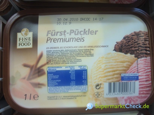 Foto von Fine Food Premium Eis