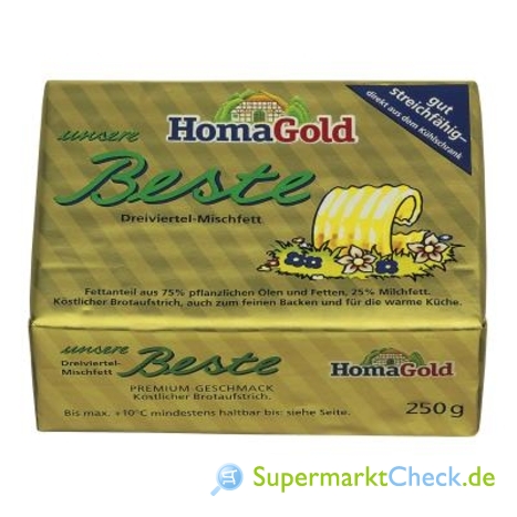 Foto von Homa Gold unsere Beste Margarine