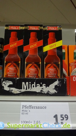 Foto von Midas Hot Pepper Sauce
