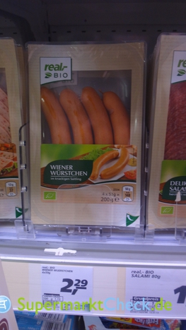 Foto von real bio Wiener Würstchen 