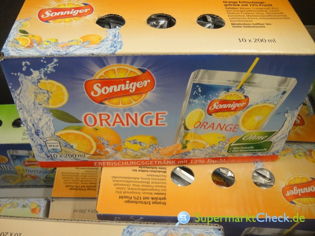 Foto von Sonniger Orange Erfrischungsgetränk 10-er Pack