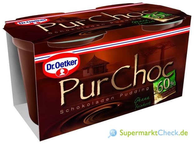 Foto von Dr. Oetker Pur Choc Schokoladen Pudding 