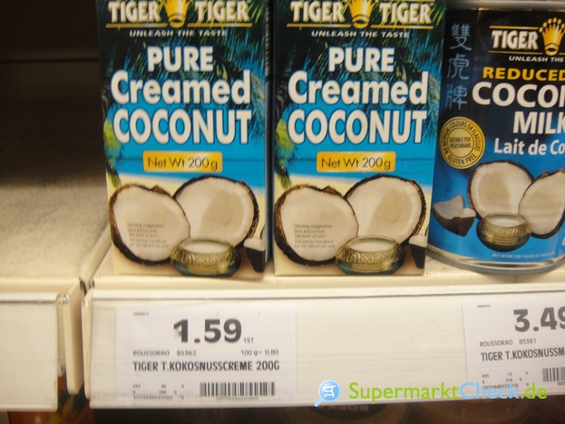 Foto von Tiger Tiger Pure creamed Coconut