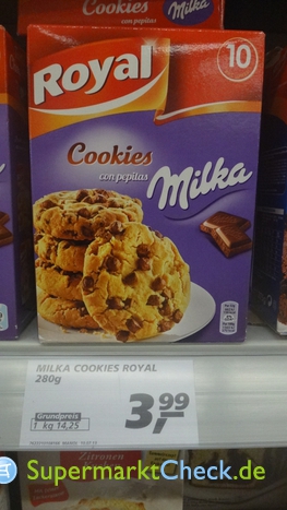 Foto von Royal Cookies con pepitas Milka