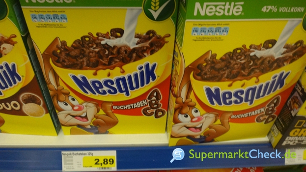 Foto von Nestle Nesquick Cereals