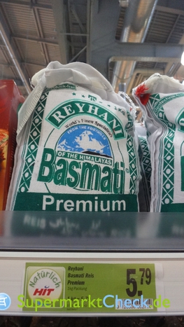 Foto von Reyhani Basmati Himalaya Reis Premium 