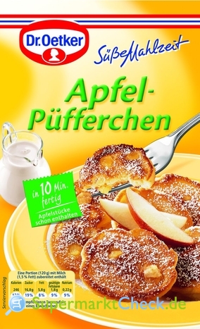 Foto von Dr. Oetker Süße Mahlzeit Apfel-Püfferchen