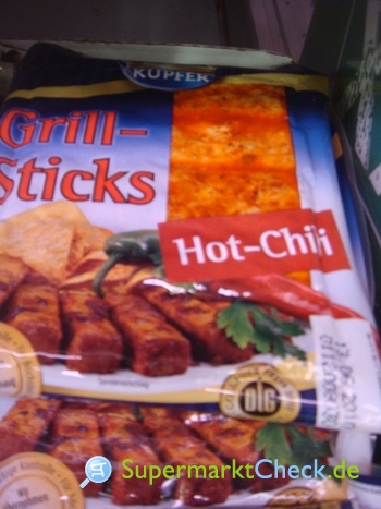 Foto von Kupfer / Netto Grill Sticks Hot Chili