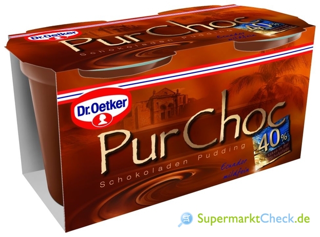 Foto von Dr. Oetker Pur Choc Schokoladen Pudding
