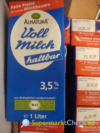 Foto von Alnatura Alpen Milch haltbar