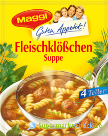 Foto von Maggi Guten Appetit Fleischklößchen Suppe