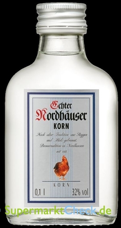 Nordbrand Echter Nordhäuser Korn 32% Vol.: Preis, Angebote & Bewertungen