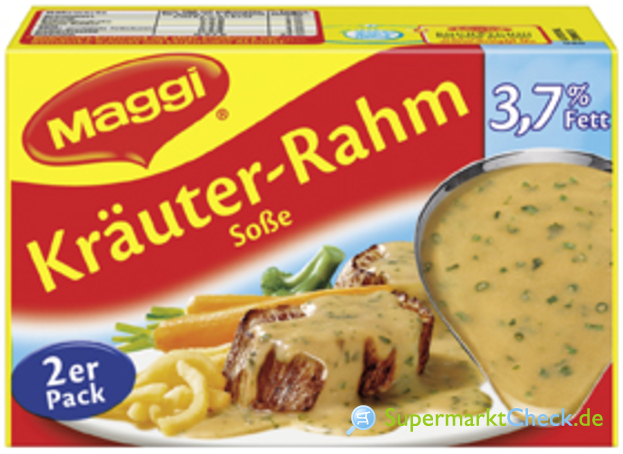 Foto von Maggi Kräuter-Rahm Soße 3,7% Fett