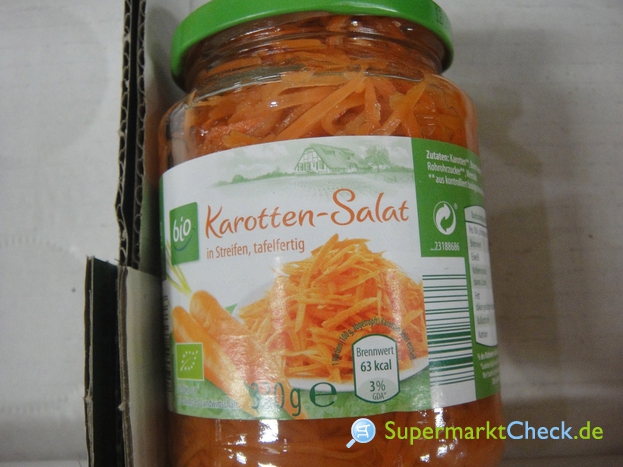 Foto von bio Aldi Süd Karotten Salat