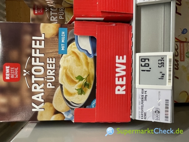 Foto von REWE Beste Wahl Kartoffelpüree komplett mit Milch 300g