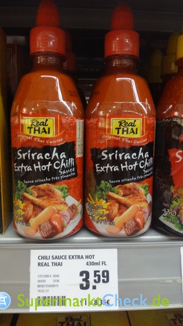 Foto von Real Thai Sriracha Extra Hot Chili Sauce