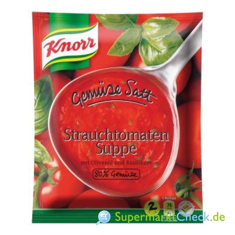 Foto von Knorr Gemüse satt Strauchtomaten Suppe