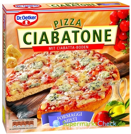 Foto von Dr. Oetker Pizza Ciabatone 