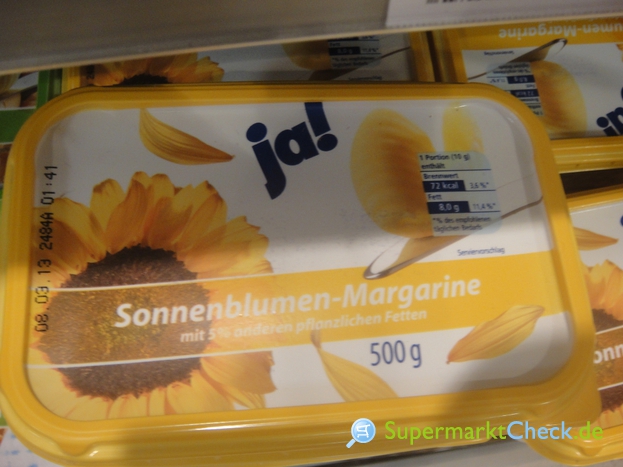 Foto von Ja! Sonnenblumen Margarine