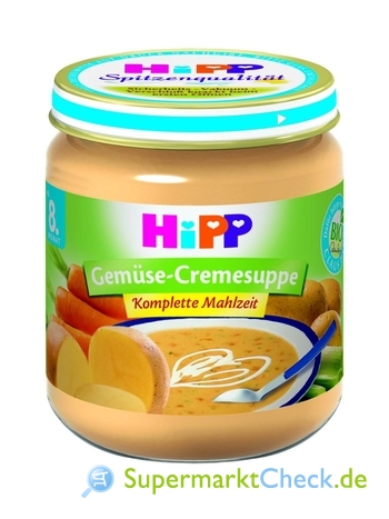 Foto von Hipp Gemüse-Cremesuppe Komplette Mahlzeit