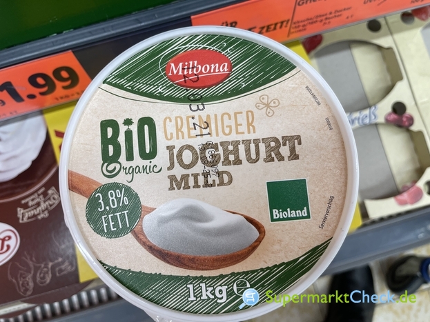 Foto von Milbona Bioland Cremiger Joghurt mild