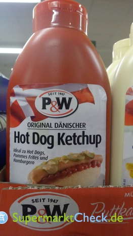 Foto von P&W Dänischer Hot Dog Ketchup