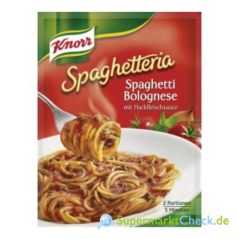 Foto von Knorr Spaghetteria Spaghetti Bolognese 