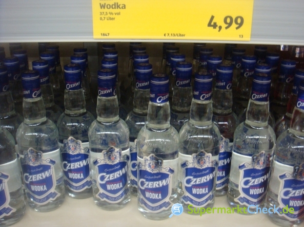 Foto von Czerwi Aldi Süd Premium Wodka