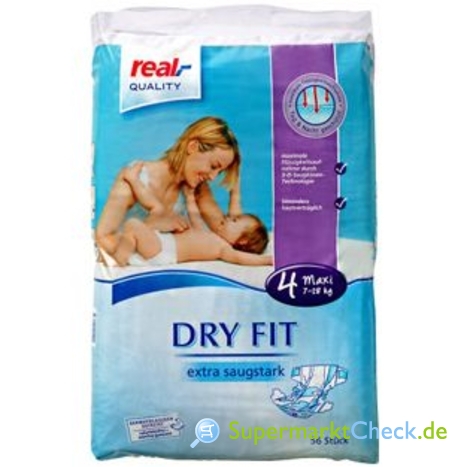 Foto von real Quality Dry Fit Maxi Höschenwindeln