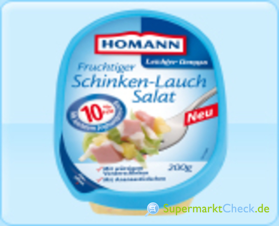 Foto von Homann Leichter Genuss Fruchtiger Schinken-Lauch Salat 