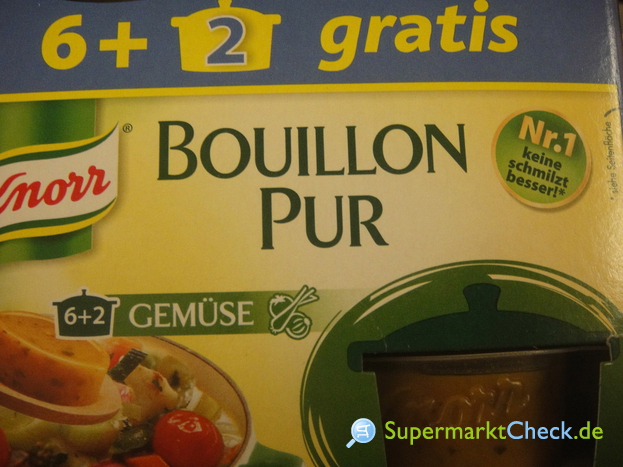 Foto von Knorr Bouillon Pur 6 + 2 gratis