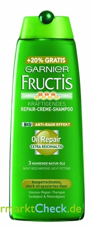 Foto von Garnier Fructis Oil Repair Kräftigendes Repair Creme Shampoo 